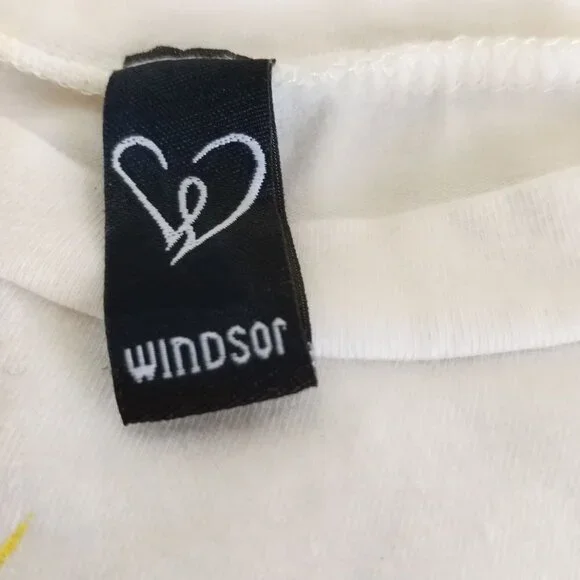 Windsor Crop Destroyed T-Shirt Tee Born to Ride Biker Small Top - Picture 2 of 5